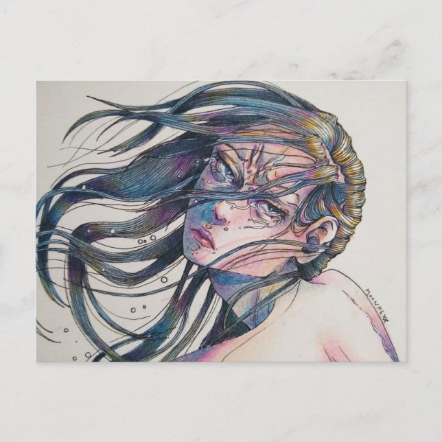 Serie Art 11 de 11 de tamaño postal (Anverso)