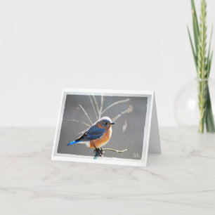 Serie de artistas: Blue Bird Art Gracias, Tarjeta 