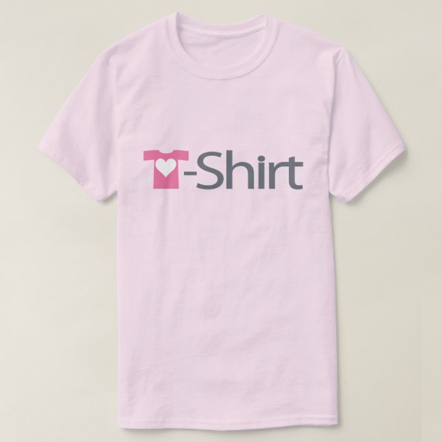 Serie de camisetas: Tee de amor 2 camisetas básica (Diseño del anverso)