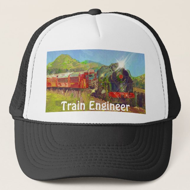 Serie de Gorras del ingeniero de trenes Entusiast (Anverso)