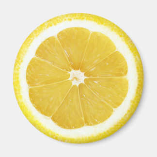 Serie de imanes de frutas -limón-