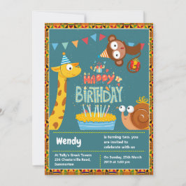 Serie de invitaciones africanas