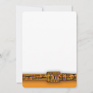 Serie de Invitaciones Kente