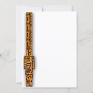 Serie de Invitaciones Kente.