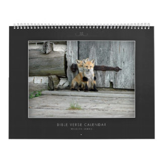 Serie de la fauna del calendario del verso de la