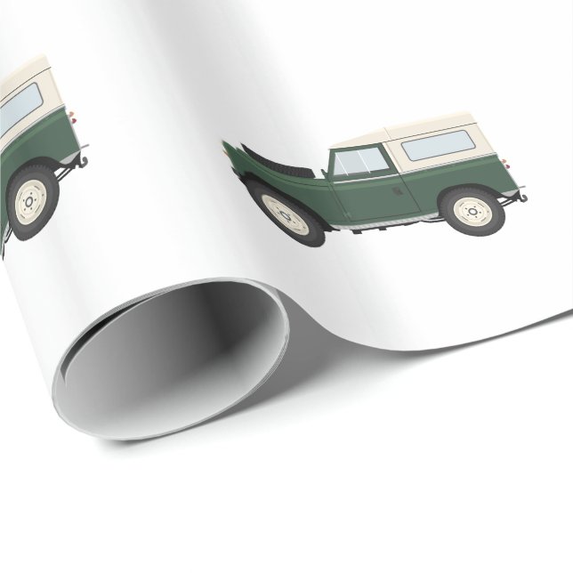 Serie de Land Rover del papel de embalaje (Esquina del rollo)