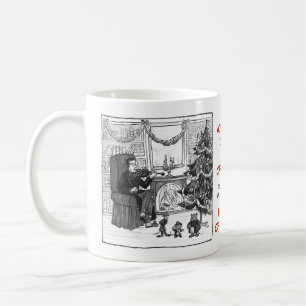 Serie de las DESPUÉS-PALABRAS taza de café AZUL 