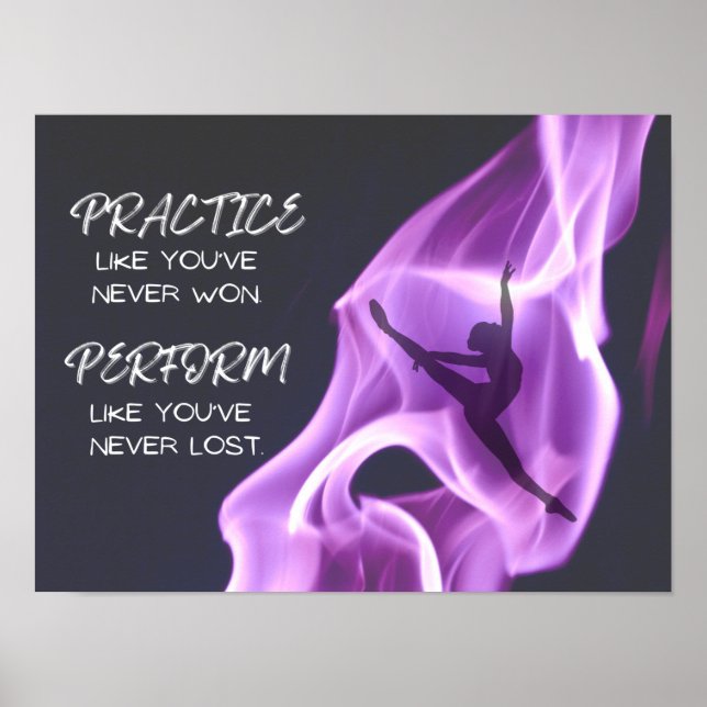 Serie de Posters de danza inspiradora - Dos (Frente)