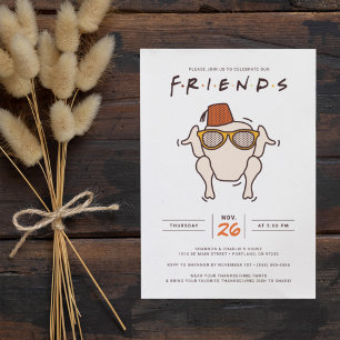 Serie de T.V. FRIENDS Invitación a la fiesta de