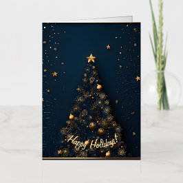 Serie de tarjetas de Navidades elegantes