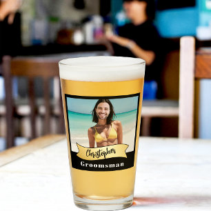 Serie de Vaso de Pinta para Padrinos de Boda: La P