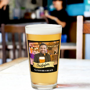 Serie de vasos de pinta para padrinos: El jefe de 