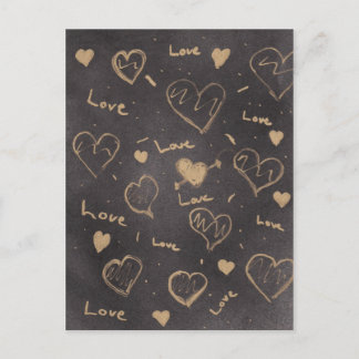 Serie del amor de la postal