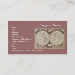 SERIE GLOBAL DE LA TARJETA DE VISITA DEL EJECUTIVO