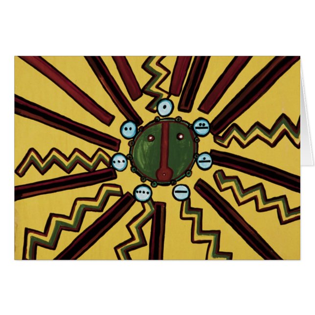 Serie ideal: Tarjeta de Ahau (Anverso (Horizontal))