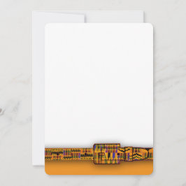Serie Invitaciones de Kente