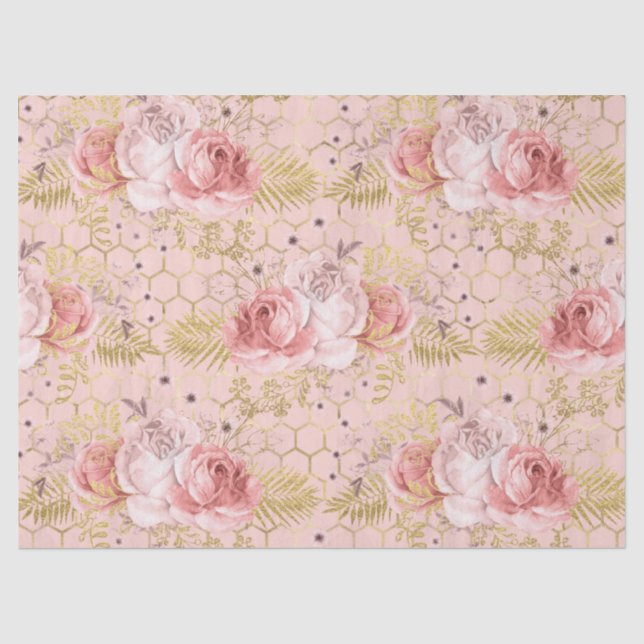 Serie Princesa Abeja Diseño 7 Papel de Seda (Anverso)