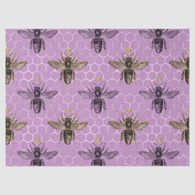 Serie Queen Bee Diseño 17 Papel de Seda (Anverso)