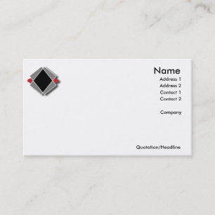 Serie simple de los logotipos - tarjetas de visita