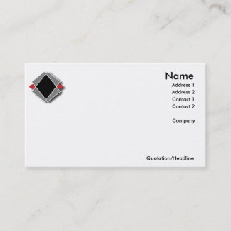 Serie simple de los logotipos - tarjetas de visita