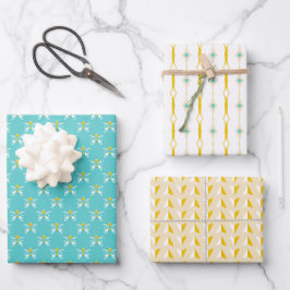 Serie Sol y Mar 6 Juego de Papel de Regalo