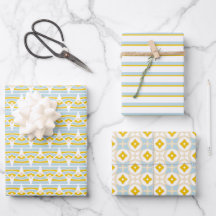 Serie Sol y Mar 7 Juego de Papel de Regalo