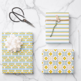 Serie Sol y Mar 7 Juego de Papel de Regalo