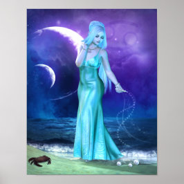 Serie Zodiac: Impresión de lienzo/Poster de cáncer