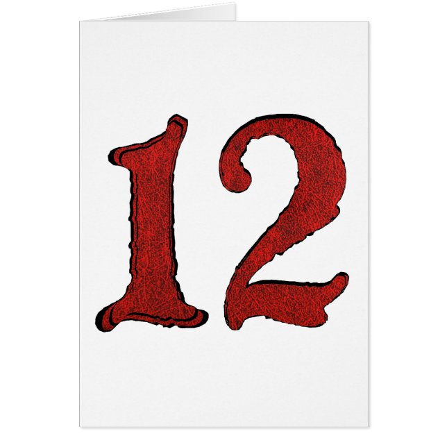 Series rojas del número del día de fiesta del (Frente)