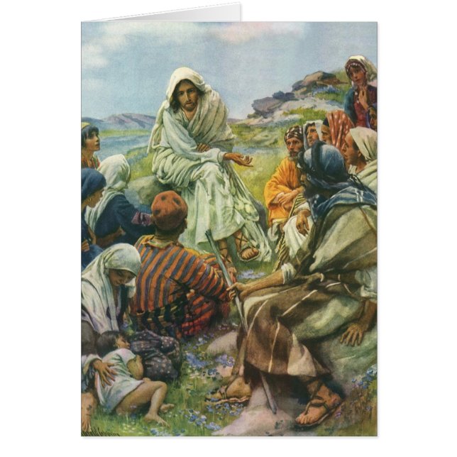 Sermón de la Montaña de Jesucristo, Religión Vinta (Frente)