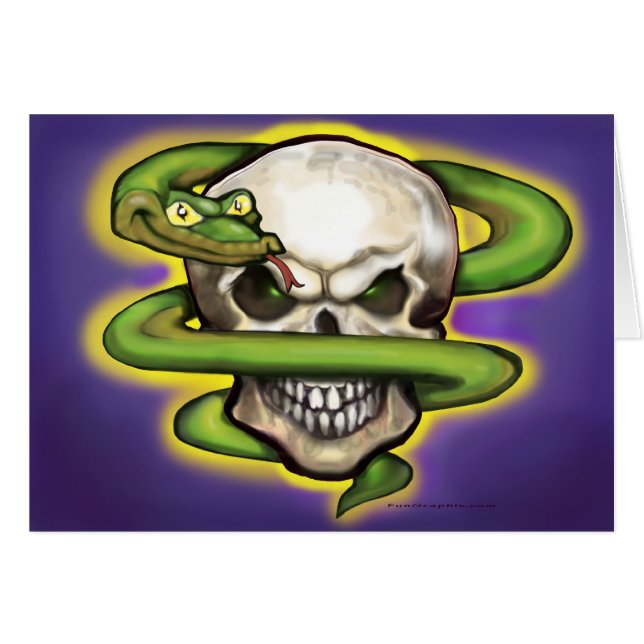 Serpent Evil Skull (Anverso (Horizontal))