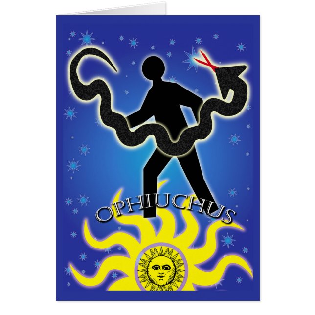 Serpentarius Ophiuchus el portador serpiente (Frente)