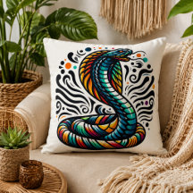 Serpentino confort: Almohada con forma de cobra pa
