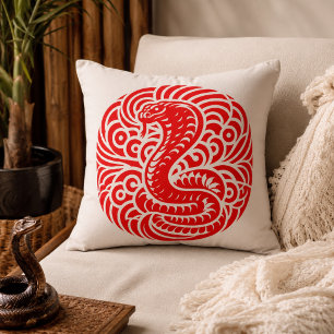 Serpentino confort: Almohada con forma de cobra pa