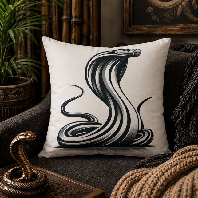Serpentino confort: Almohada con forma de cobra pa (Serpentine Comfort: Cobra-Shaped Pillow for Exotic)