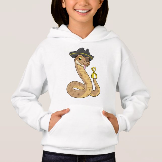 Serpiente como pirata con parche de manos y ojos g (Anverso)