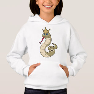 Serpiente como rey con corona