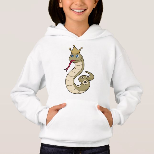 Serpiente como rey con corona (Anverso)