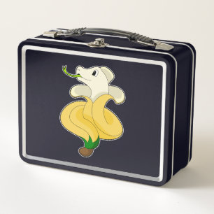 Serpiente con banana