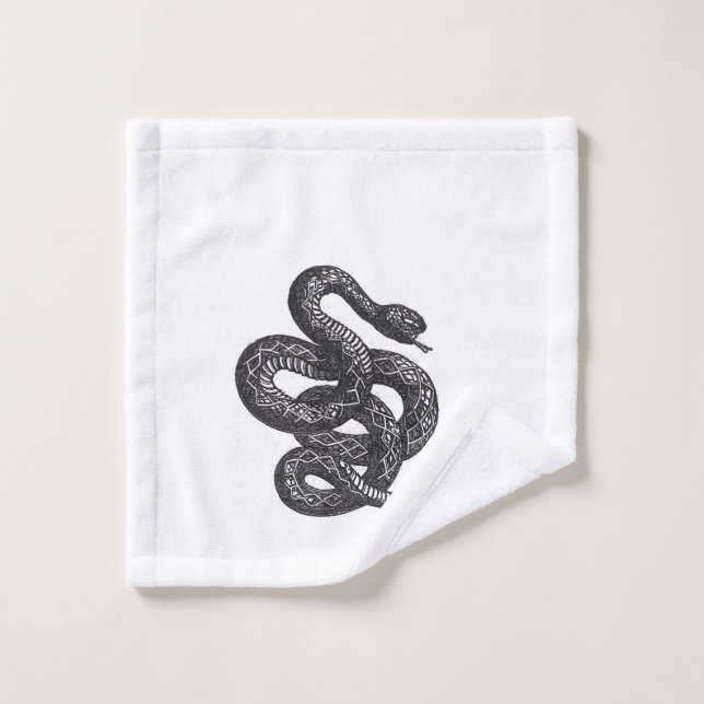 Serpiente Crotalus Cascavella (Víbora de Fosa Vene (Toallita)