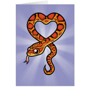 Serpiente de dibujos animados