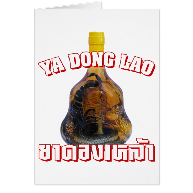 Serpiente de la cobra contra el Lao de Yadong del (Frente)