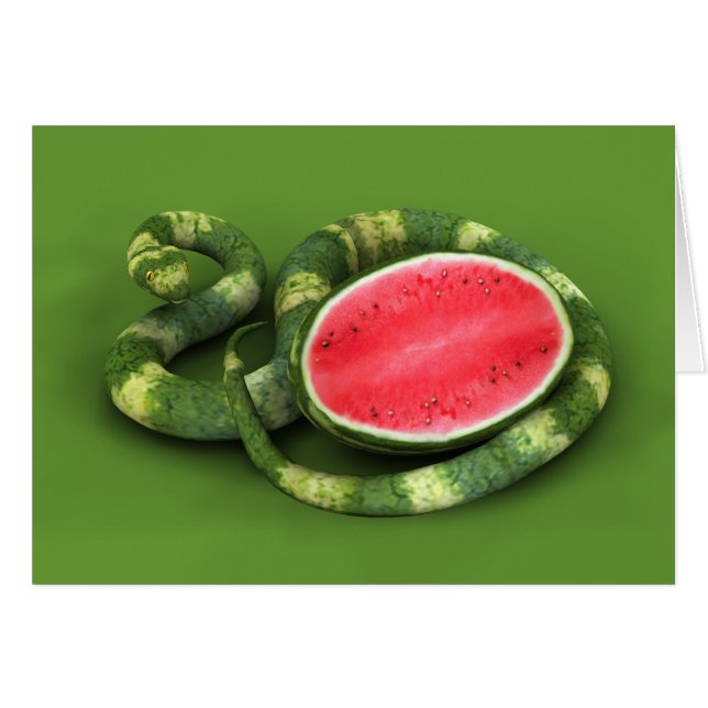 Serpiente de sandía verde (Anverso (Horizontal))