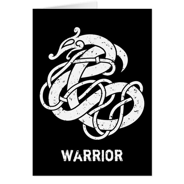 Serpiente del estilo de Viking Urnes (Frente)