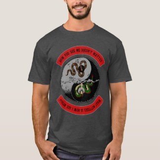 Serpiente/dragón "cómo usted me ve" camiseta