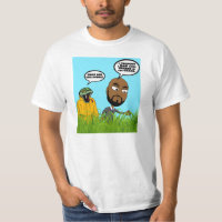 Serpiente en la hierba camiseta de valor masculino