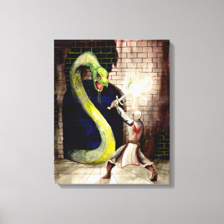 "Serpiente gigante" - Pintura original de arte de