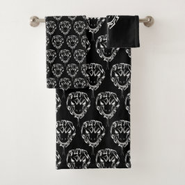 Serpiente Tribal Negra y Blanca