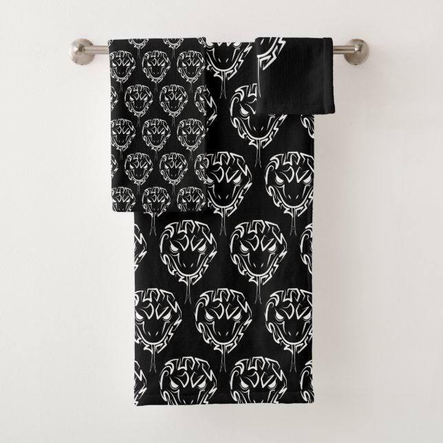 Serpiente Tribal Negra y Blanca (In situ)