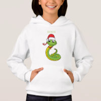 Serpiente verde suave con personalizado de sombrer
